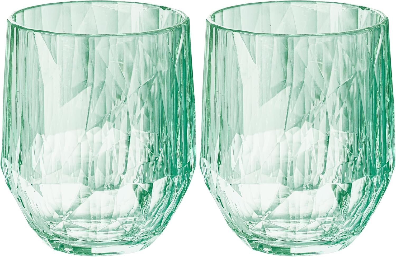 Koziol Superglas Club No. 24 Rotwein-Tumbler 2er Set – crystal clear Variante, 400 ml