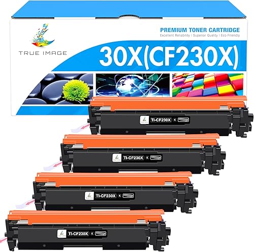 TRUE IMAGE Cartucho de tóner de repuesto compatible para HP 30X 30A CF230X CF230A para HP Laserjet Pro MFP M227fdw M203dw M227fdn M203dn M227sdn