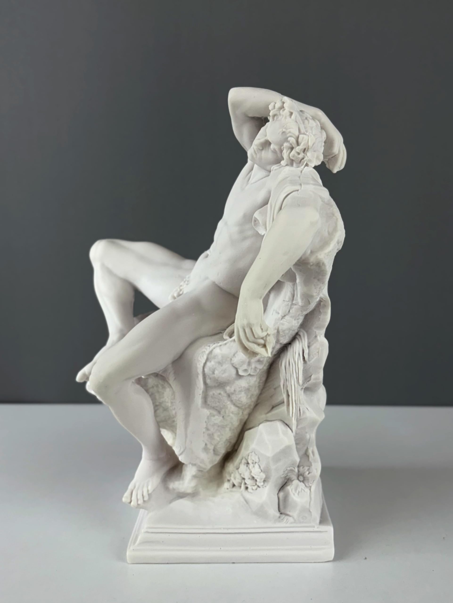 Barberini Faun - posąg pijanego satyra, 24 cm, posąg grecki, dekoracja statuetki