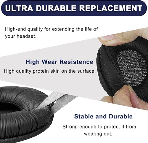 Miniatura 5 de Almohadillas de repuesto para auriculares Plantronics compatibles con Plantronics HW251N HW261N HW510 HW520 Blackwire C320 3210 3220 3320 Jabra Biz