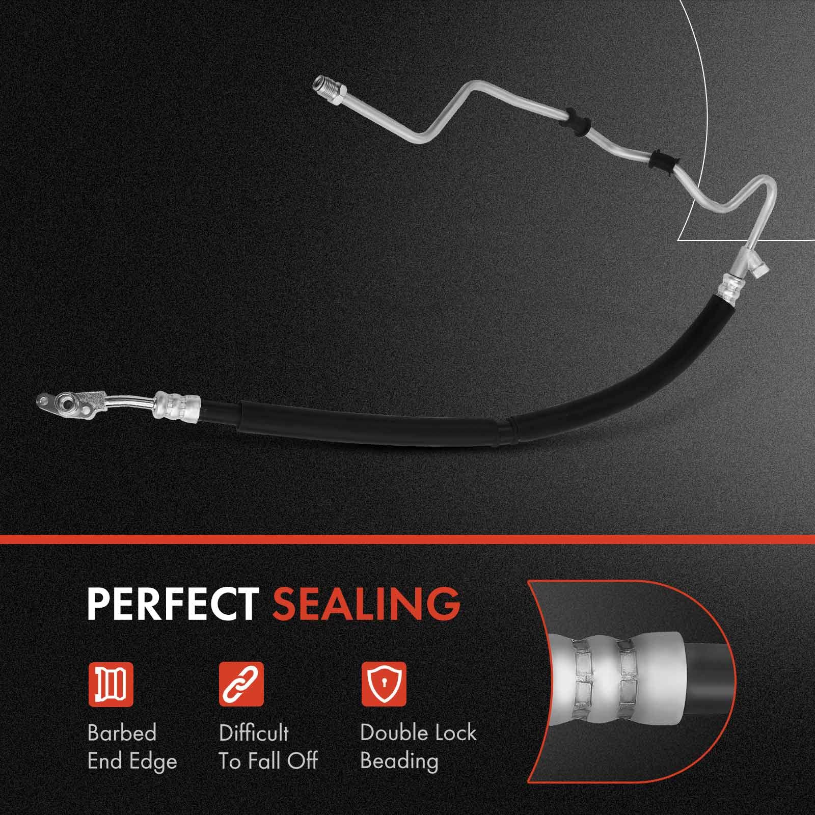 A-Premium Tuyau De Direction Assistée Compatible Avec Honda Pilot 2012-2015 V6 3,5 L Pompe à Engrenage/pignon De Crémaillère De Rechange # 53713SZAA51