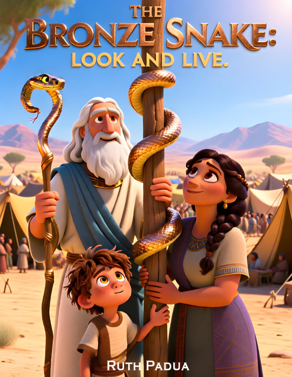 Bible Stories, The Bronze Snake: Look & Live, Stories of Moses, Christian Children's Stories, Sunday School Story Book: Religious, Inspirational Book, ... Book, Biblical Stories for Kids, Noah's Ark