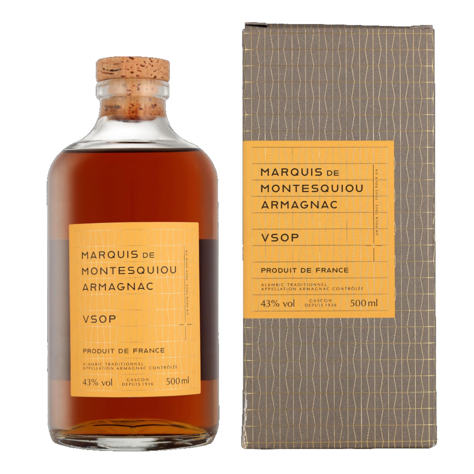 ARMAGNAC MARQUIS DE MONTESQUIEU VSOP 43° CL 50