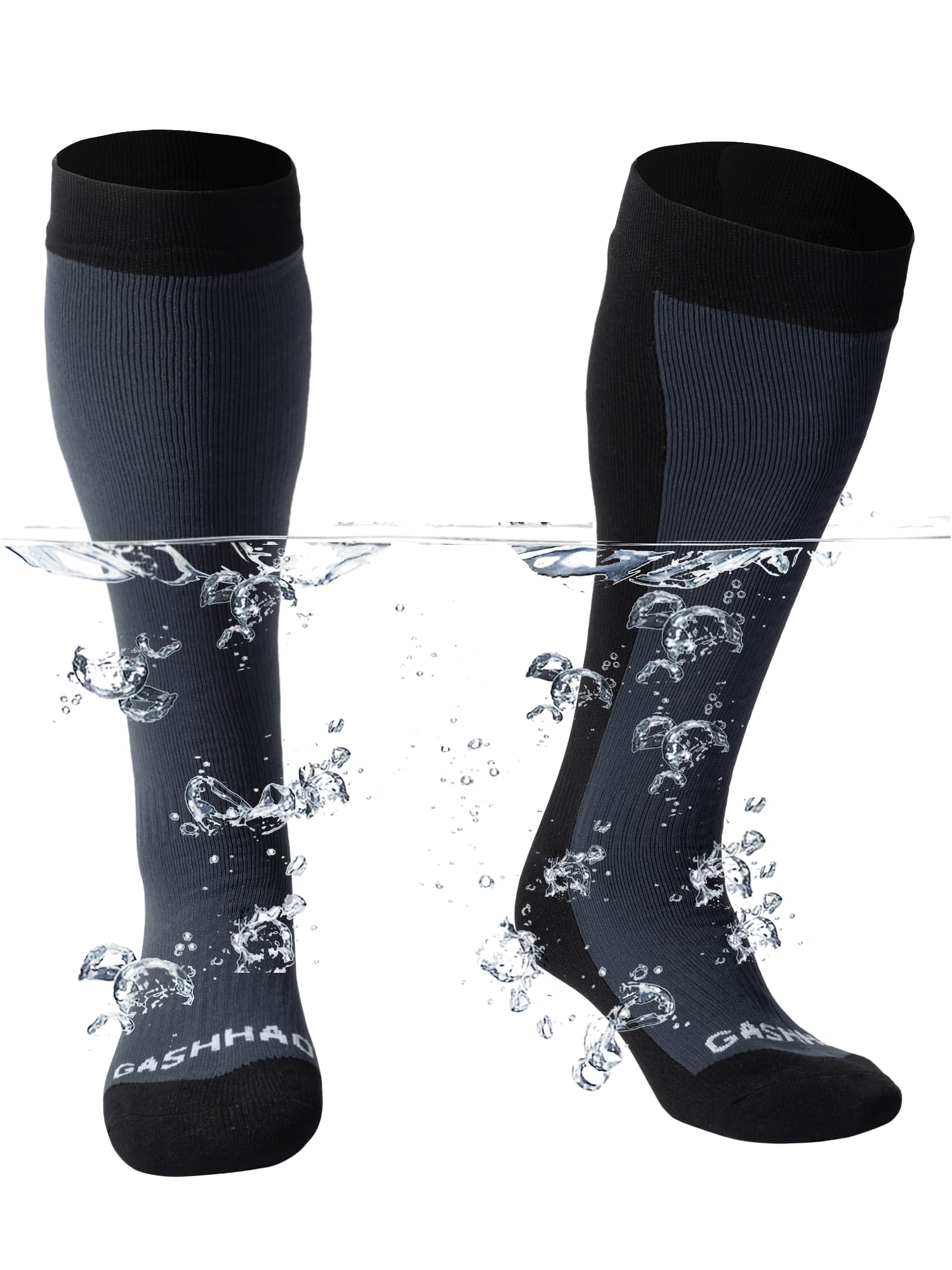Gash Hao Waterproof Socks Hiking Gear Wading All-Weather Outdoor Sports Fishing Skiing Kayaking Camping Mens And Women