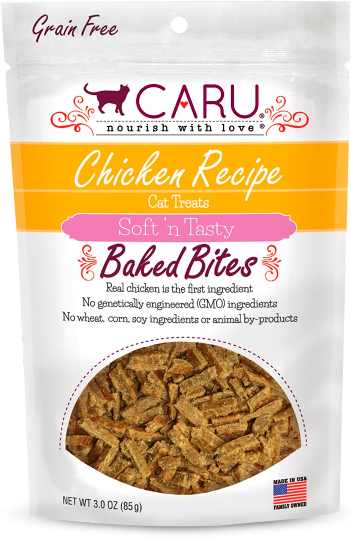Soft n Tasty-Soft Treats Chicken Recipe Bites 85gr-CAT Food