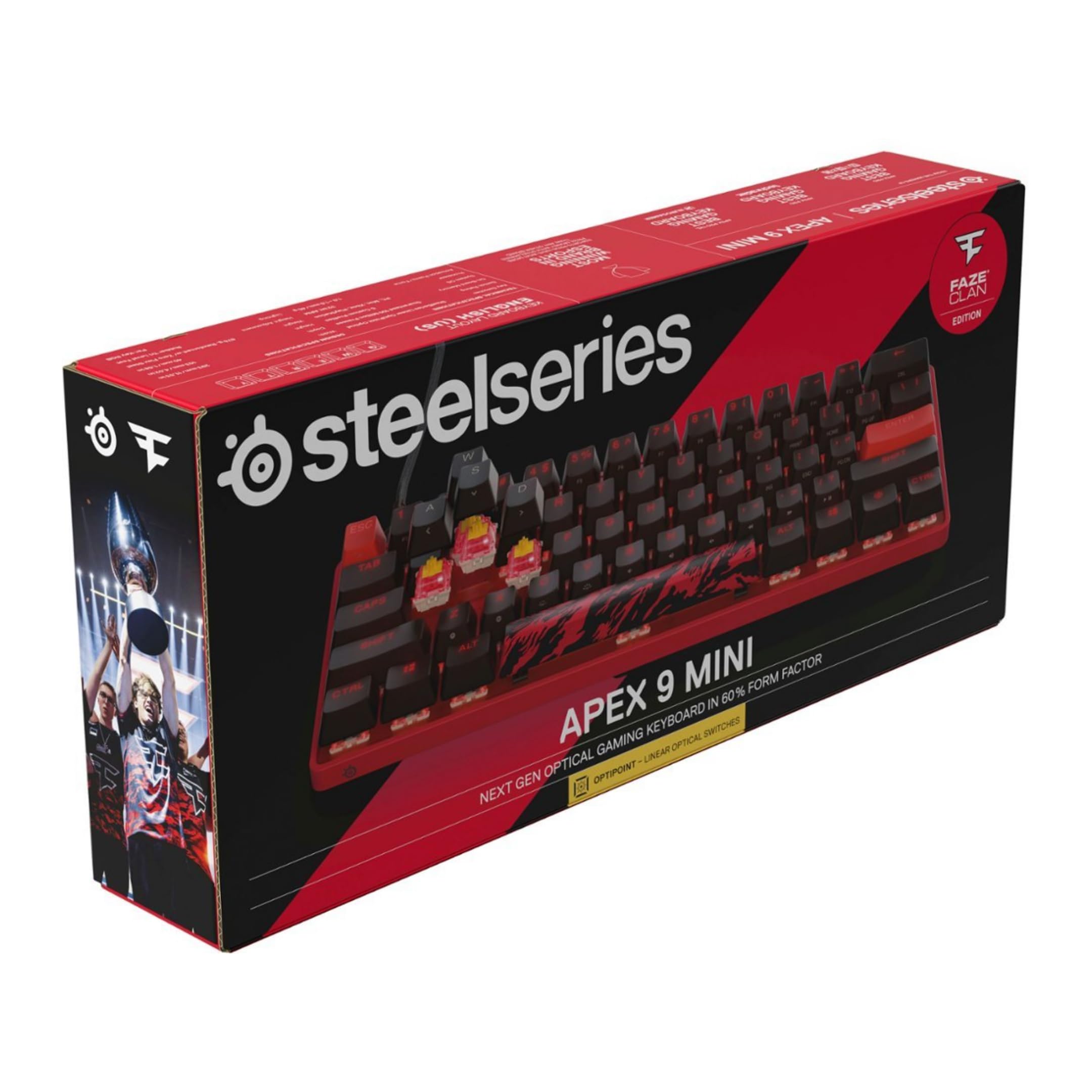 SteelSeries Apex 9 Mini Faze Clan Gaming Keyboard : Amazon.co.za