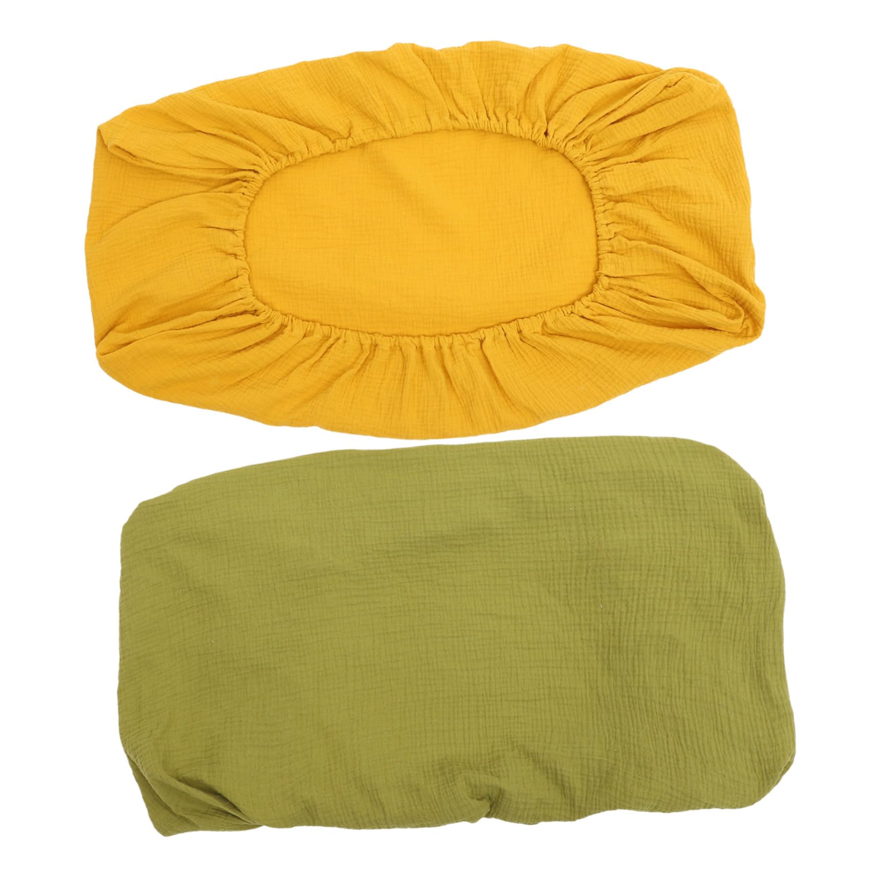 Housse de change lavable BESPORTBLE en tissu respirant pour matelas à langer universel, 2 pièces