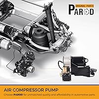 Vista 2 de PAROD Bomba de compresor de suspensión neumática LR023964 [conector de 6 pines] apta para Land Rover LR3 Discovery 3 2005-2009, LR4 Discovery 4