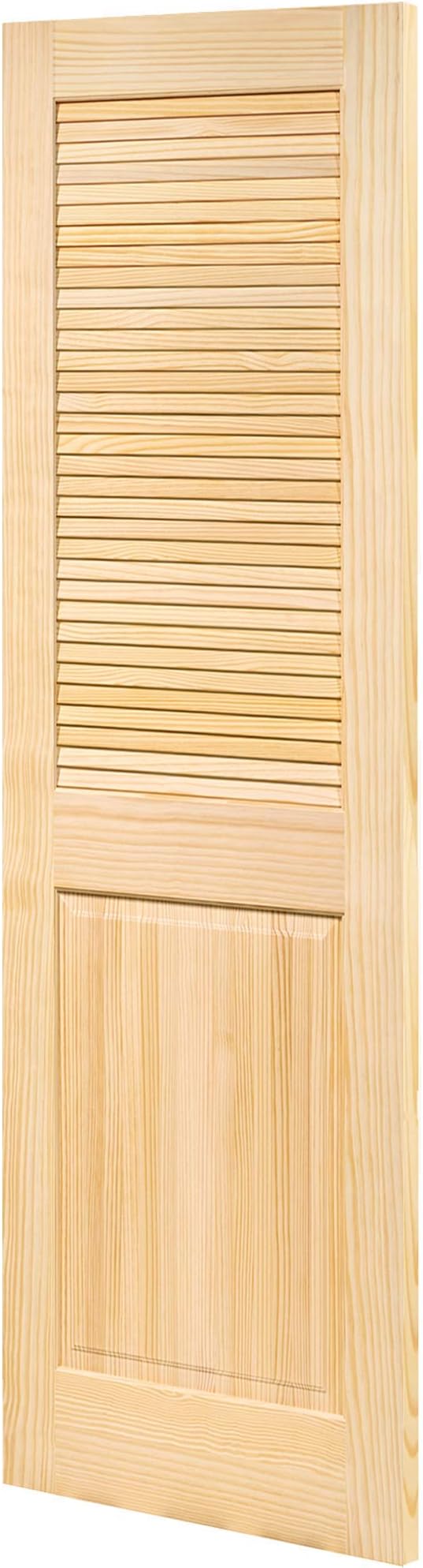 Kimberly Bay Louver Panel Door, Interior Slab Clear (80x18)