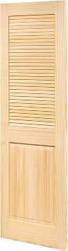 Kimberly Bay Louver Panel Door, Interior Slab Clear (80x18)