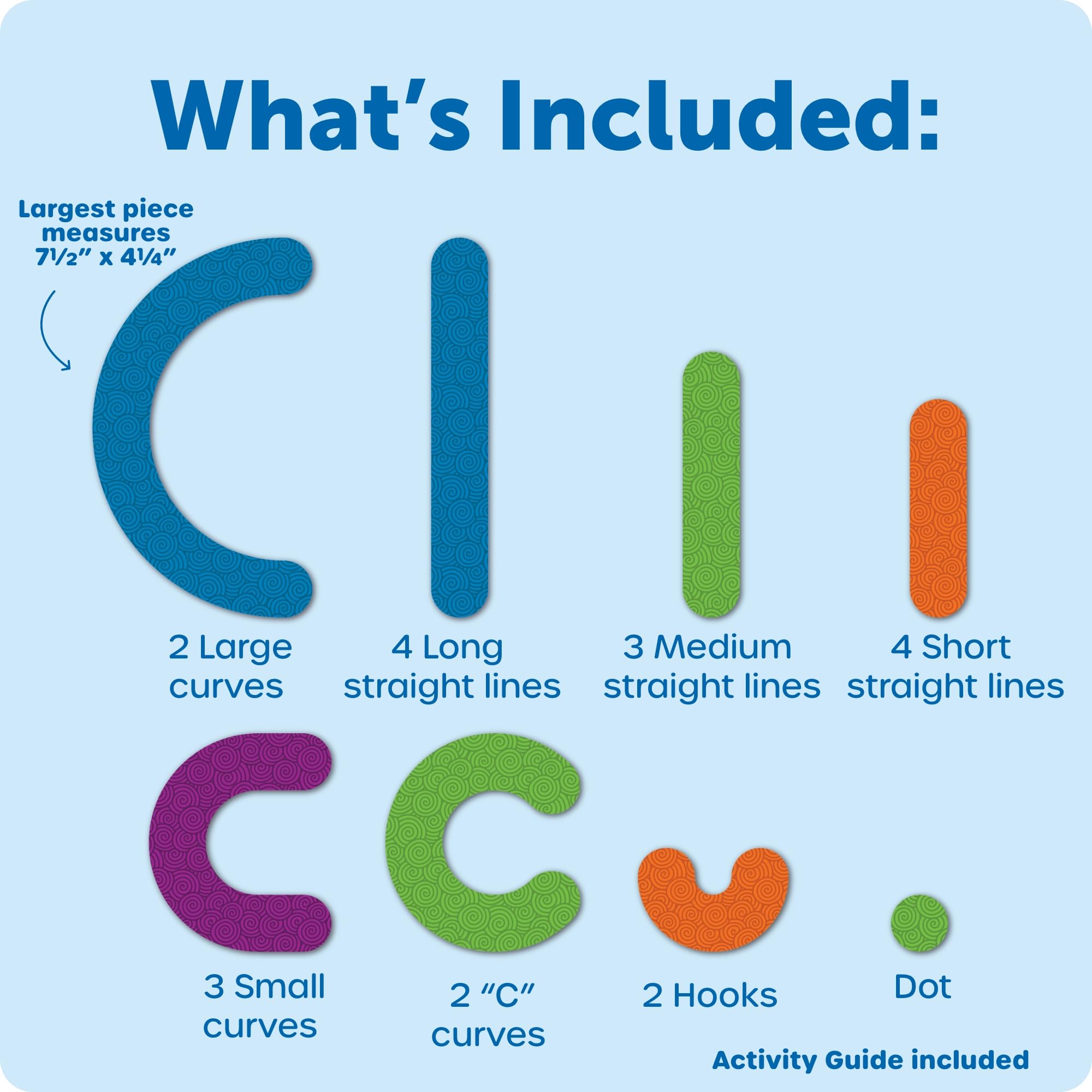 Learning Resources Set dimostrativo di costruzione di lettere magnetiche