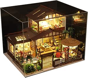 Casa Delle Bambole In Miniatura Bianca Con Micro Luce LED Stile C - Foto 3