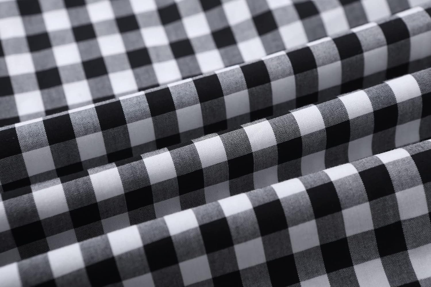 Boys' Dress Shirt Long Sleeve Plaid Button Down Poplin Shirts - Image 6