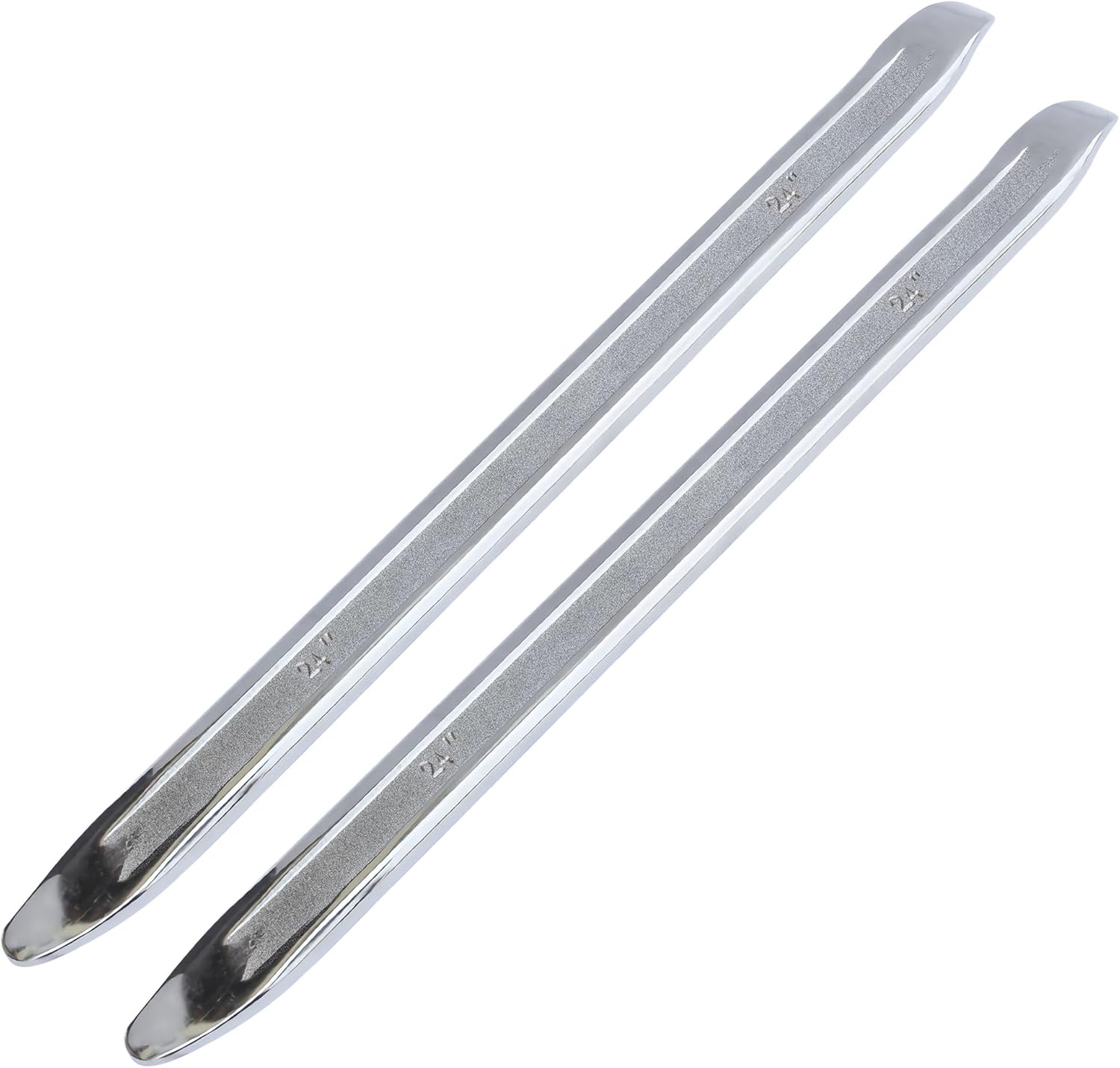 2PCS 24-Inch Tire Iron, Heavy Duty Tire Spoons Lever Bar, Professional Tire Changing Tool for Installing and Removing and Repairing Wheel Tires of Cars, Motorcycles, Scooter Bicycles