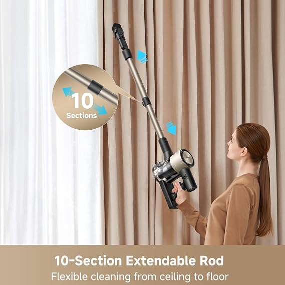 DREAME R10s Essential Cordless Stick Vacuum with extendable Rod