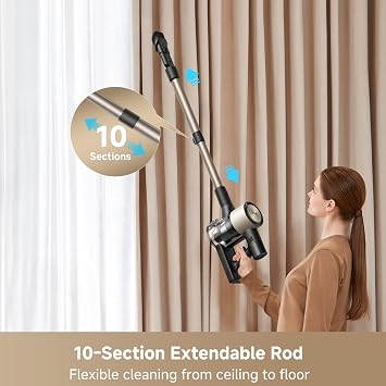 DREAME R10s Essential Cordless Stick Vacuum with extendable Rod