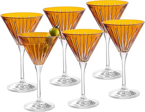 Vista 25 de Vasos para beber de color ámbar de Barski Agua - Ámbar