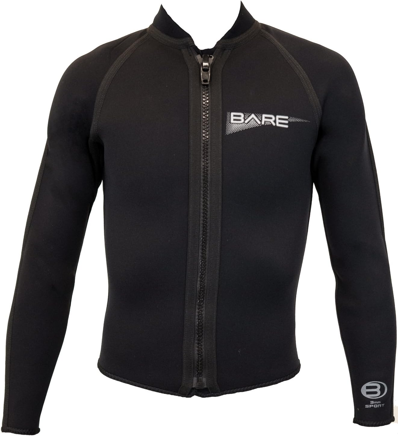 Bare 3mm Sport Jacket Mens Black - Small (Black, 3X-Large)