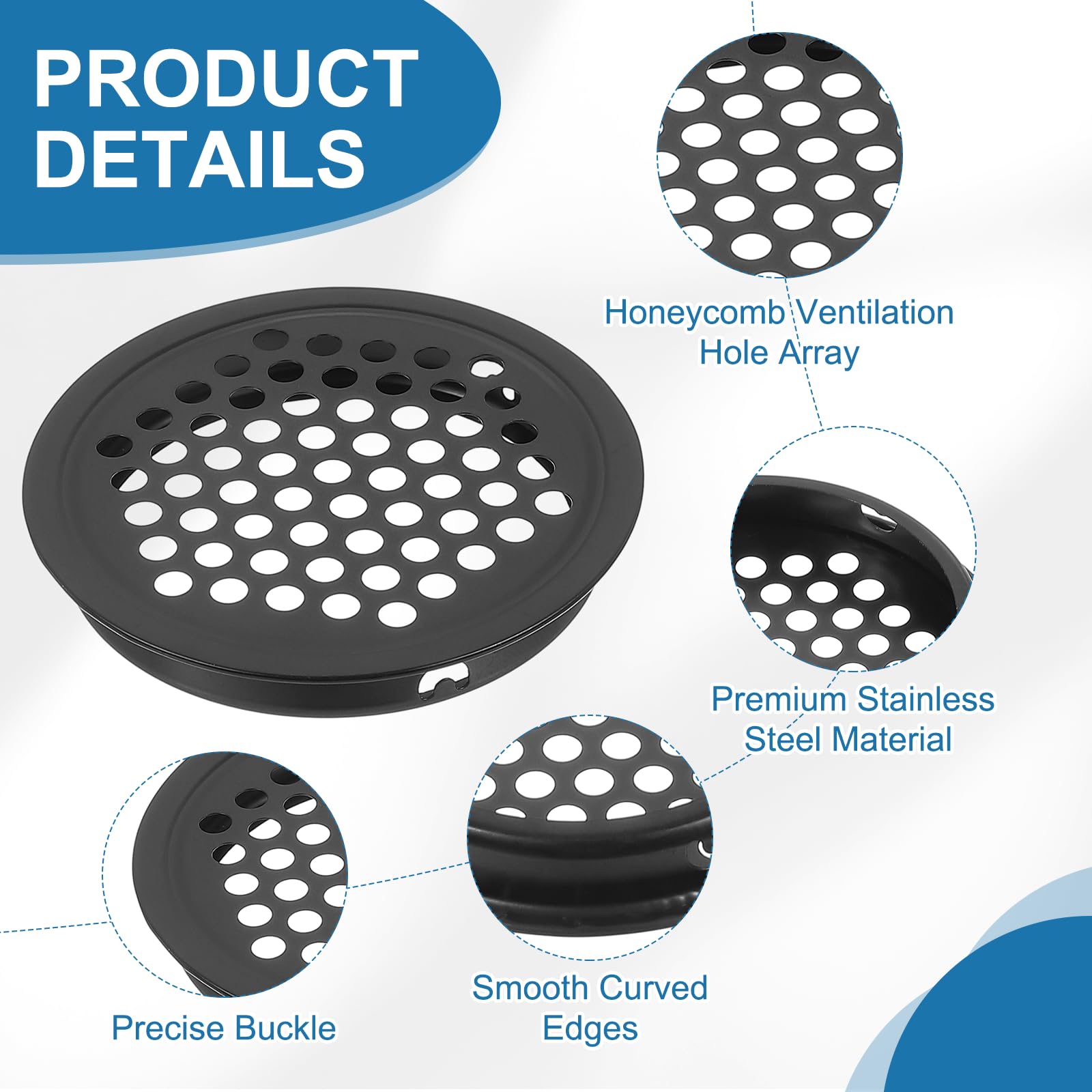 PATIKIL 65mm Circular Air Vents - Image 3