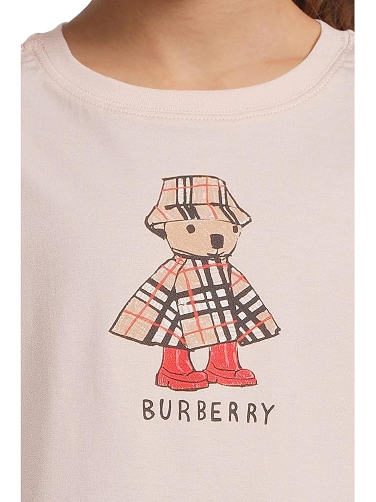Pink Burberry Cedar Teddy Cape T-Shirt (Big Kid)