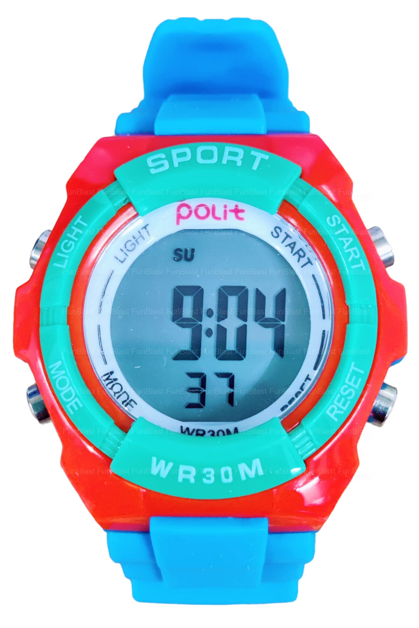 FunBlast Watch for Kids - Kids Wrist Watch Waterproof Sports Alarm Watch with Digital Dial, Wrist Watch for Kids 4-12 Years Old Kids, Boys, Girls, Birthday Gift for Children, Return Gifts (Sky Blue) (B0BRKQ2GG3) Amazon Price History, Amazon Price Tracker