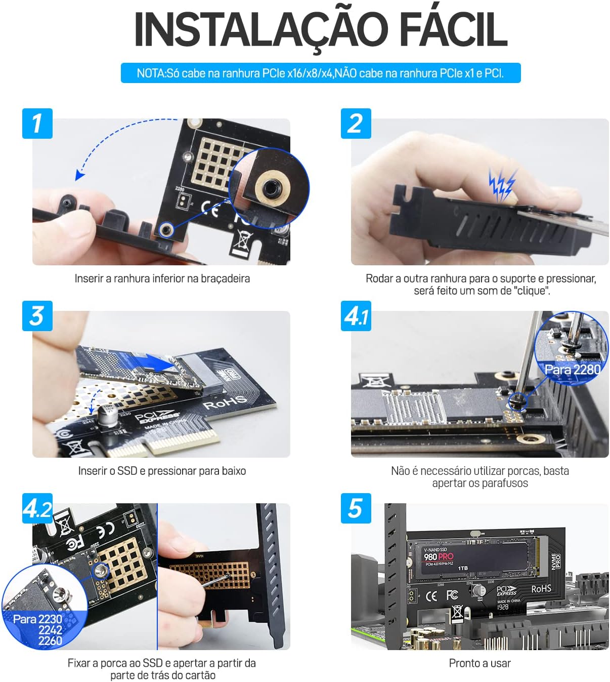 Review do Adaptador PCIe 4.0 AMPCOM M.2 NVME SSD Testado por 7 dias