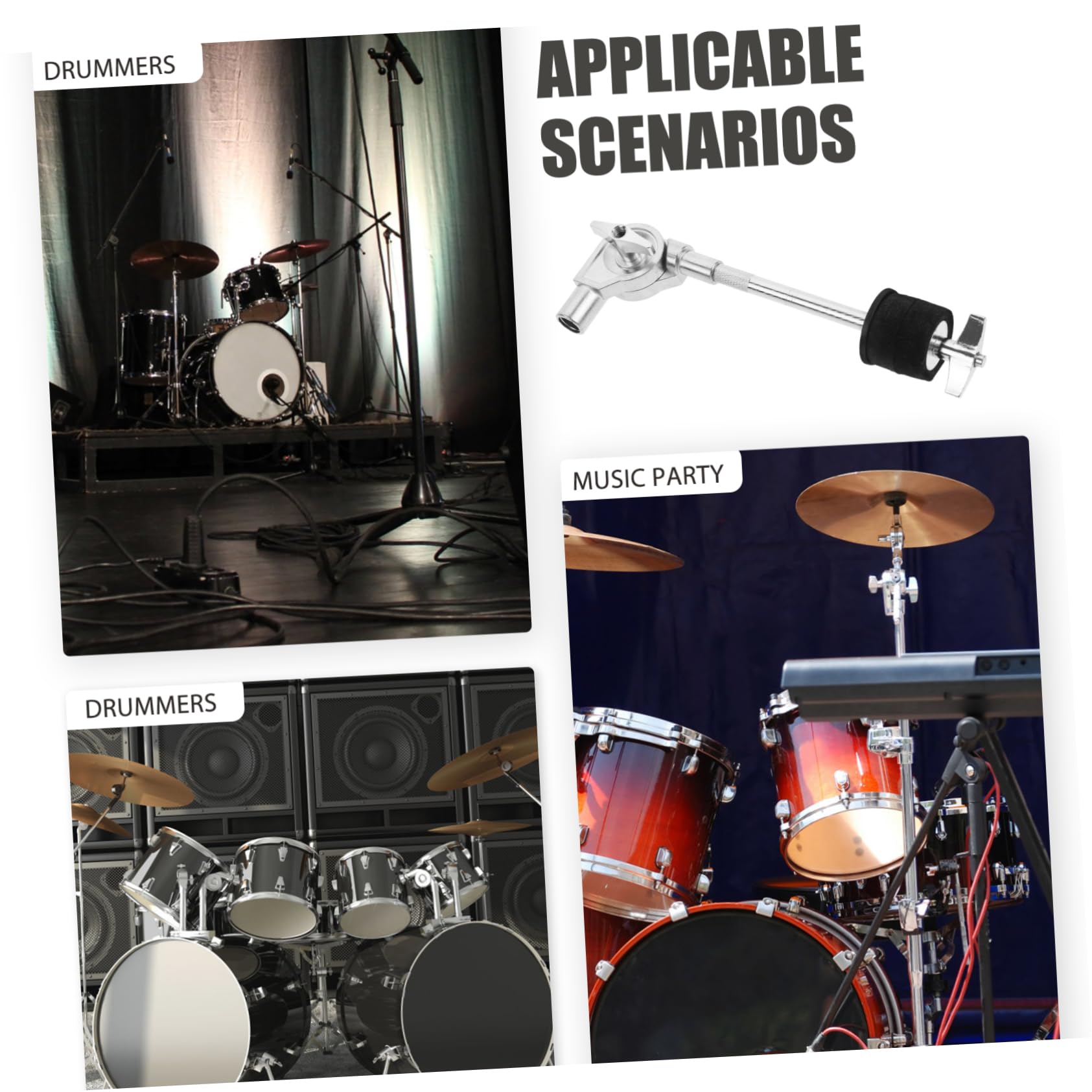 Tama Drum Kit Totority Cymbal Stacker For Drum Kits 8mm Thread