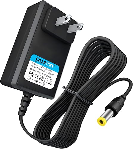 Miniatura 1 de PwrON Adaptador de CA de 12 V de largo de 6.6 pies para Sony TMR-RF985R MDR-RF985R TMRRF985R MDRRF985R para auriculares inalámbricos RF transmisor