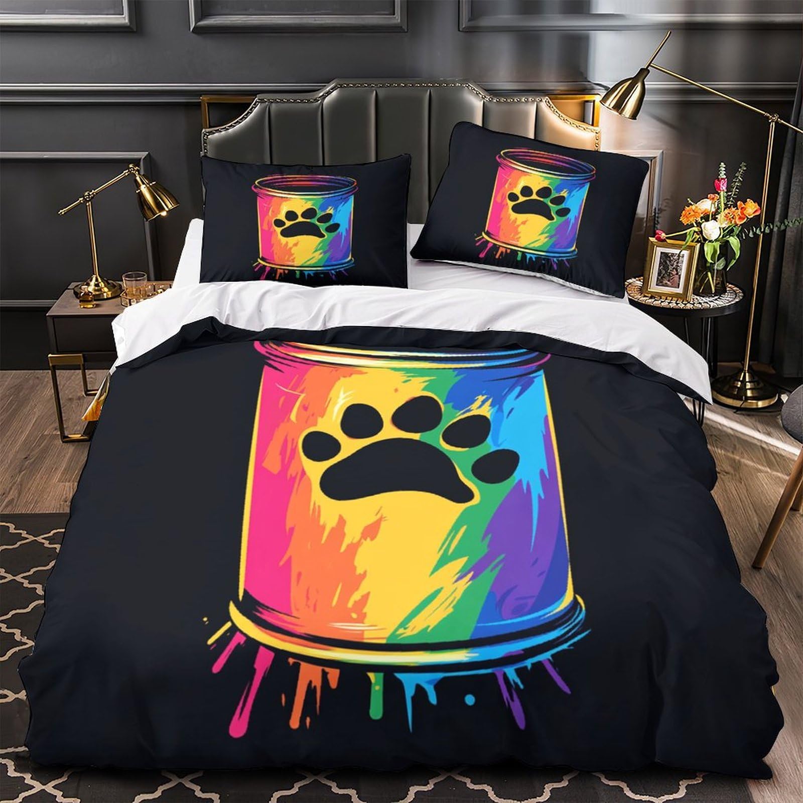 Drap de couette animaux colorés pour transformer la chambre des ados et adultes