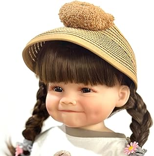 SHENGX Bebe Reborn Silicone Realista 22 Polegadas Boneca De Silicone LaváVel Bebe Reborn Silicone Solido Realista Bebe Reborn Menina Com Roupas De Boneca Presente de boneca de verdade,Girl