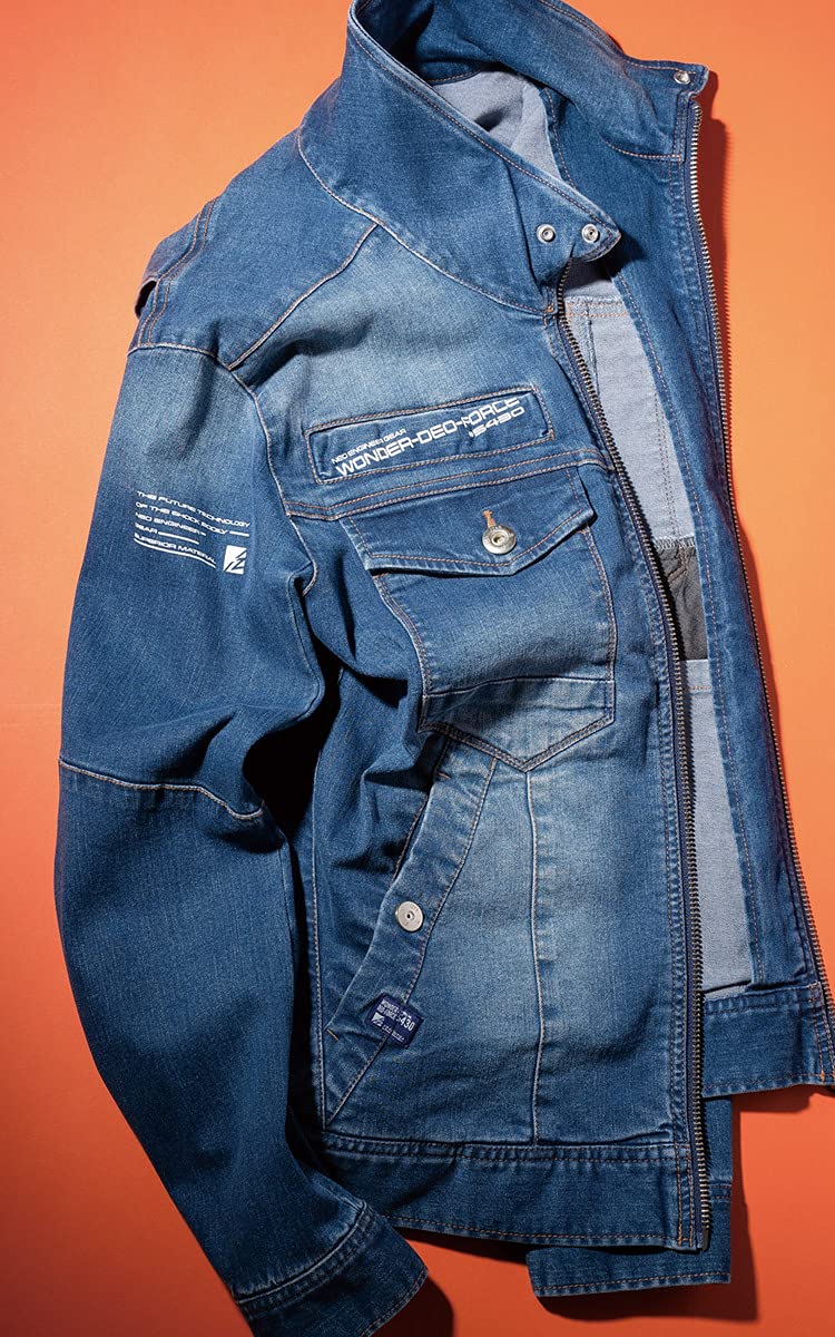 Amazon.co.jp: 武蔵野ユニフォーム: アイズフロンティアデニム