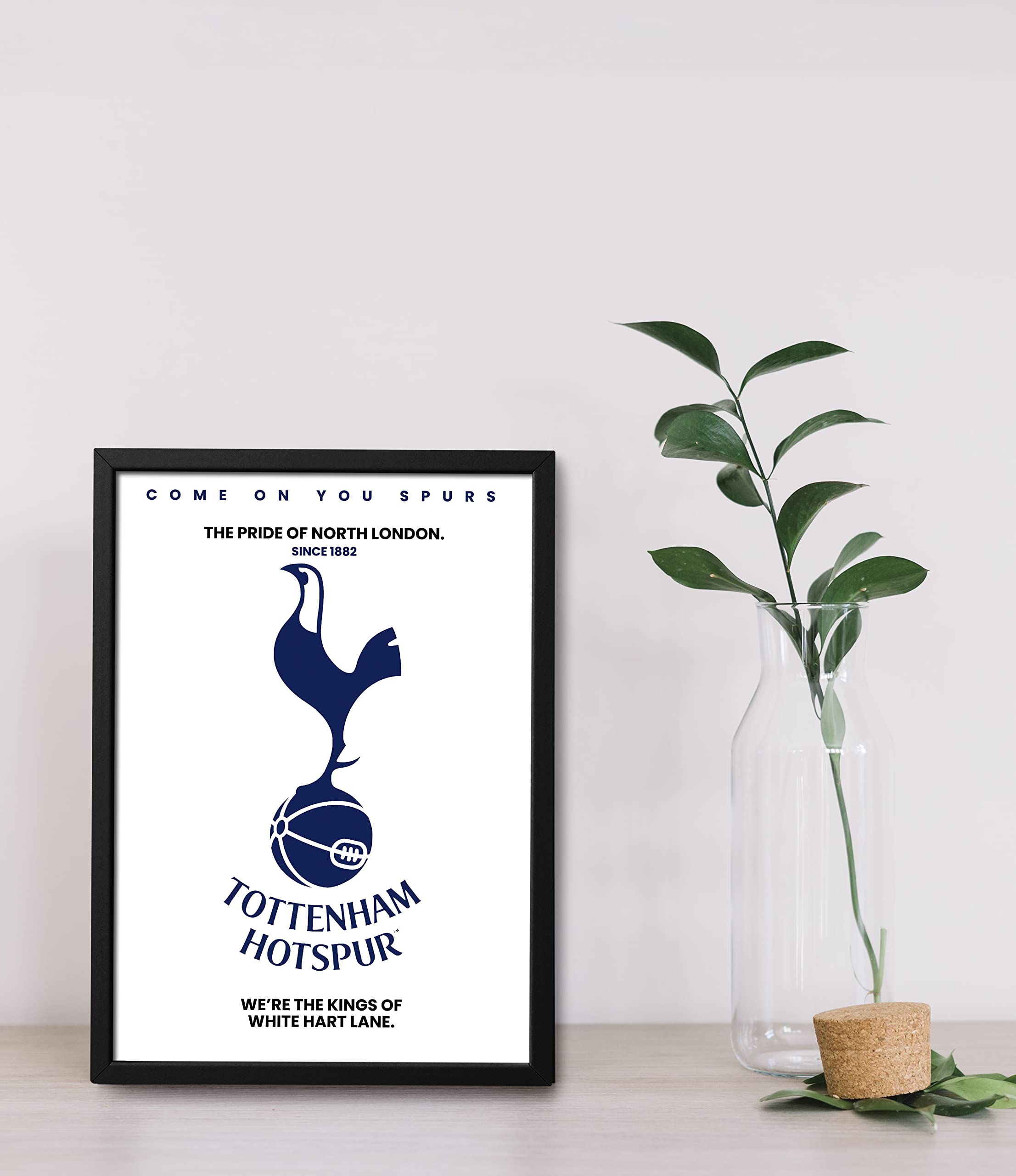 SINCE 7 STORE Tottenham Hotspurs Football Club Framed Poster (8 x 12 Inches) for Room Decor/Gifting/for Football Fans/for Spurs Fans 1