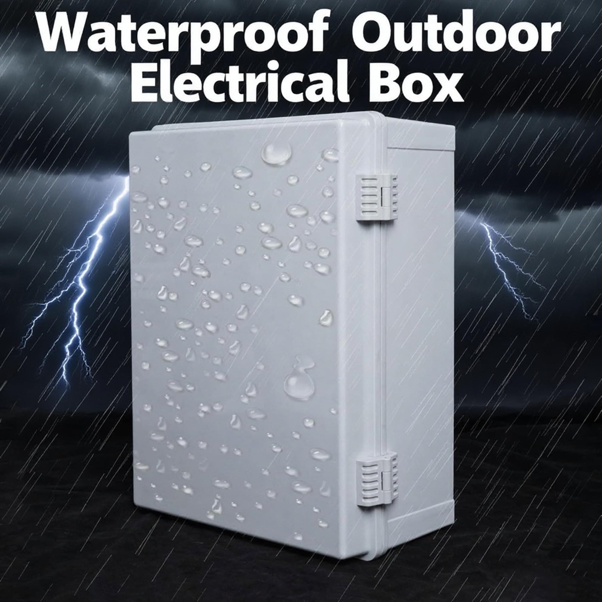 Nisorpa Waterproof Junction Box, ABS Plastic Outdoor Electrical