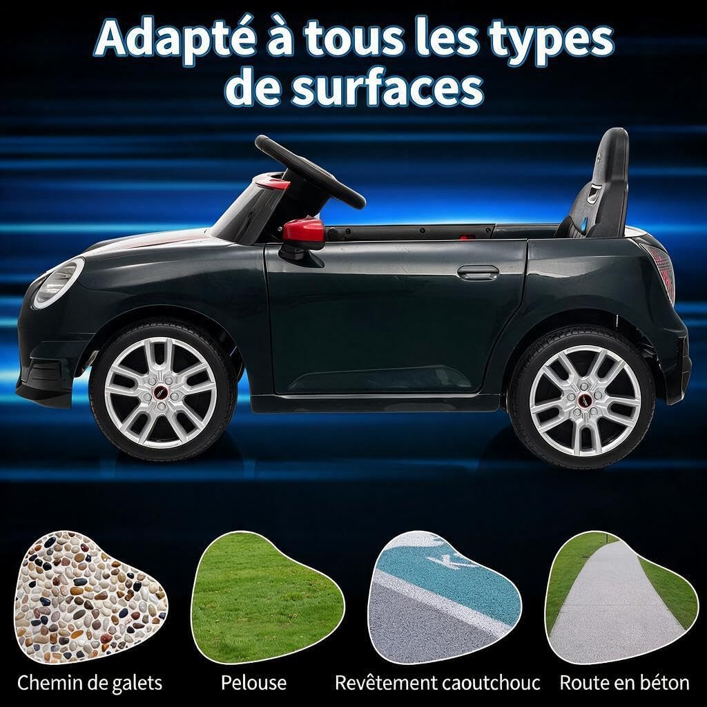 Voiture électrique Enfant Mini sous Licence, 12V avec Télécommande 2,4G