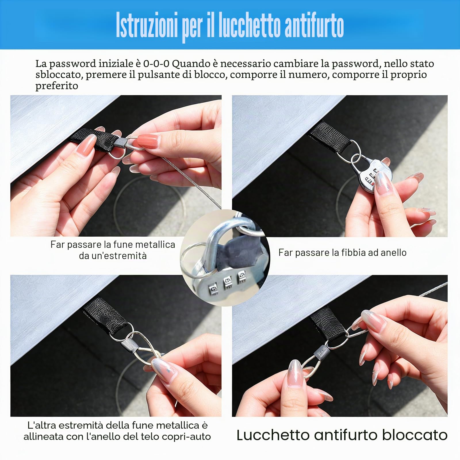 Telo copriauto per Smart Fortwo W451 W453 2016-2024, impermeabile, invernale, traspirante, copertura completa per auto, per sole, pioggia, raggi UV, protezione dalla polvere, con porta con cerniera