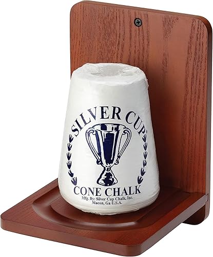 Fat Cat Chalk Cono y soporte para tiza de MDF, color negro