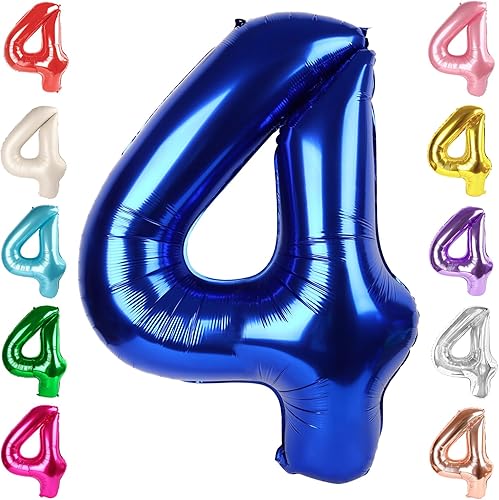 Vista 135 de Globos del números 0 de 40 pulgadas para formar los números 10, 20, 30, 40, 50, 60, 70, 80, 90, 100, para decoración de cumpleaños, bodas, eventos