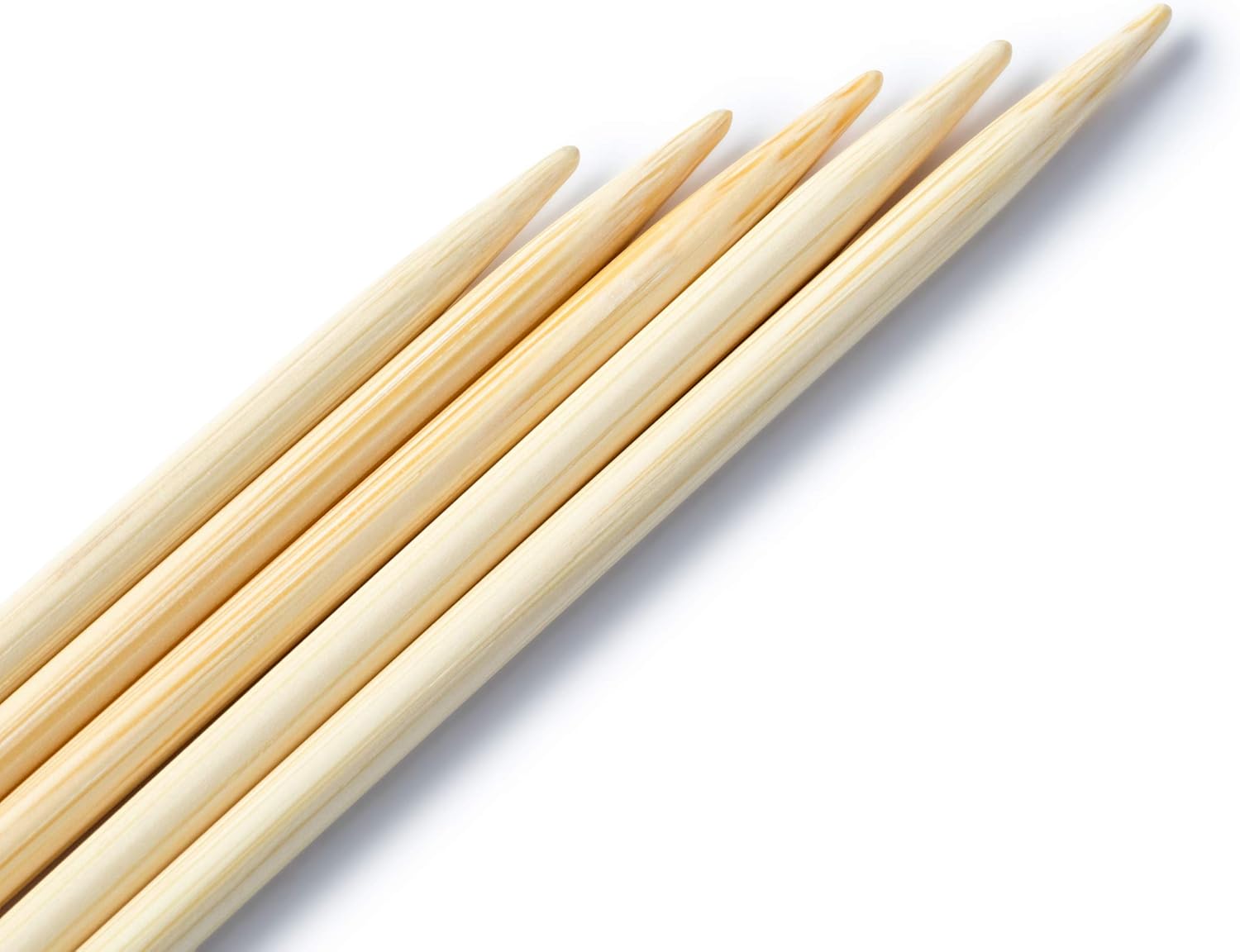Prym 15 cm x 2 mm Double Pointed Glove Knitting Pins, Bamboo
