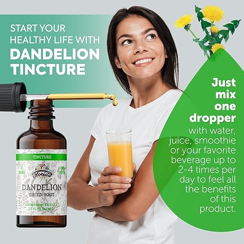 Miniatura 3 de Tintura de raíz de diente de león orgánico extracto de diente de león (Taraxacum Officinale) Suplemento de salud, sin OMG en glicerina vegetal