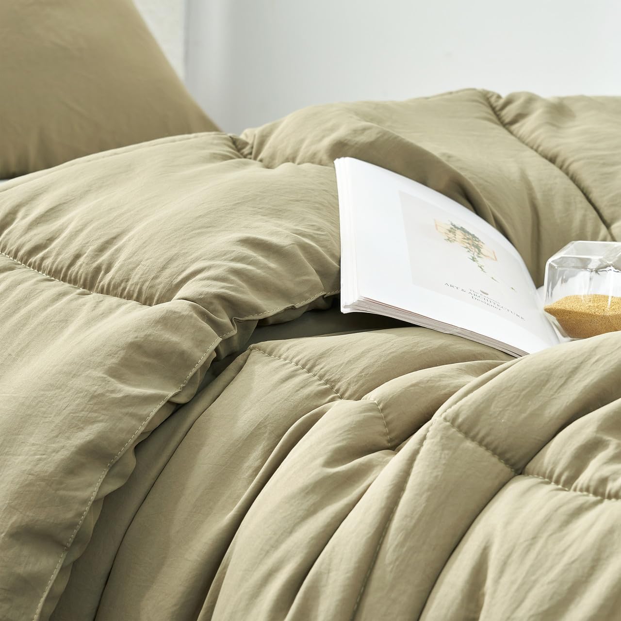 Byourbed Beachfront Avenue - Coma Inducer® Oversized King Cooling Comforter Set - Driftwood Rock