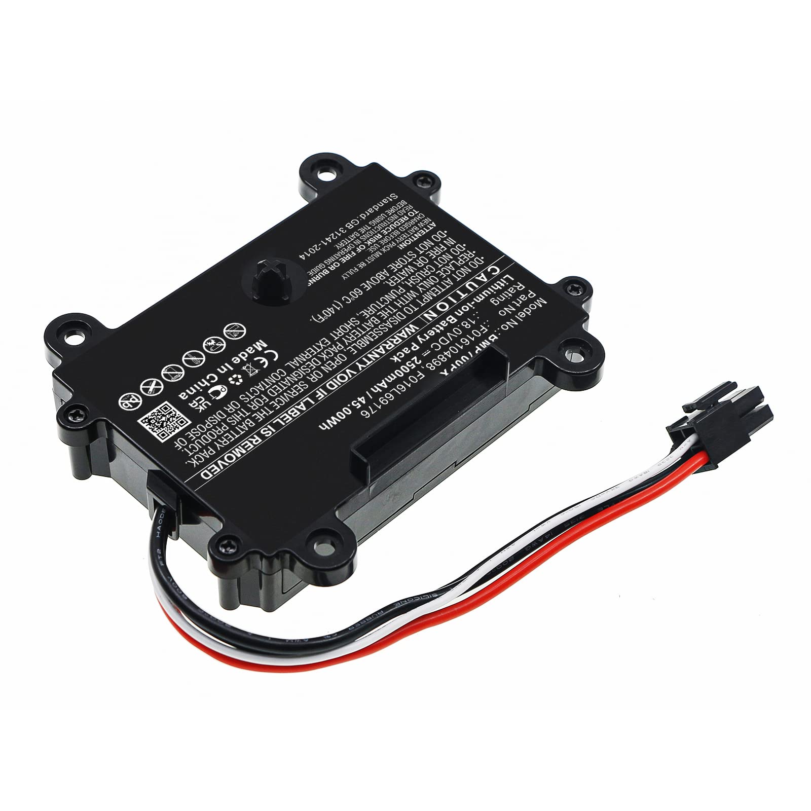 CELLONIC Bateria kompatybilna z Bosch Indego 400, XS 300, S Plus 400, Bosch F016L69176, F016104898, 2500mAh 18V Litowo-jonowa