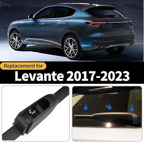 Miniatura 8 de Repuesto para Jaguar E-PACE 2018-2023 - Juego de limpiaparabrisas trasero de repuesto para limpiaparabrisas trasero de automóvil