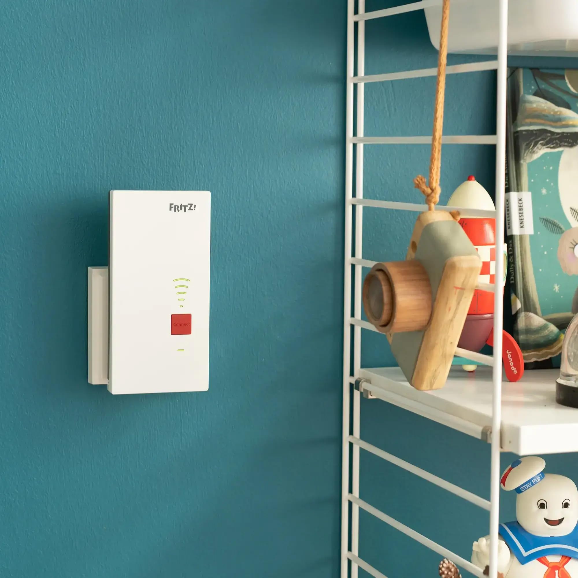Fritz!Repeater 2700 Wi-Fi 7 6.500 MBit/s WLAN Mesh WPA3/2 deutschsprachige Version
