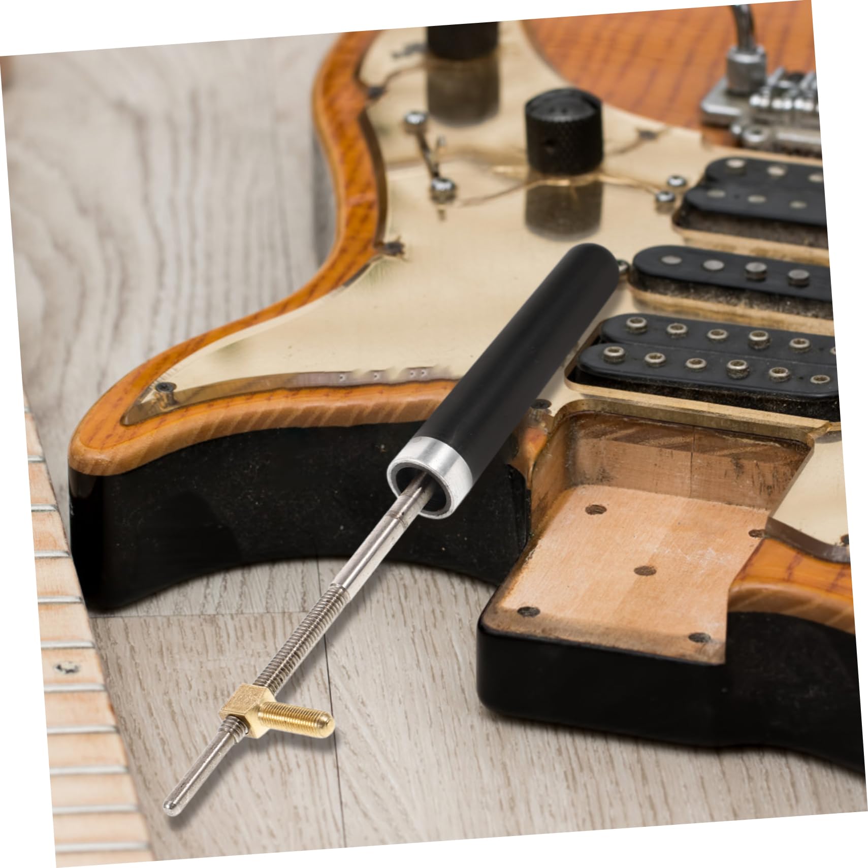 Wakauto Bass Bow Screw Replacement Sturdy Viola Bow Frog Screw for German Bass Instruments