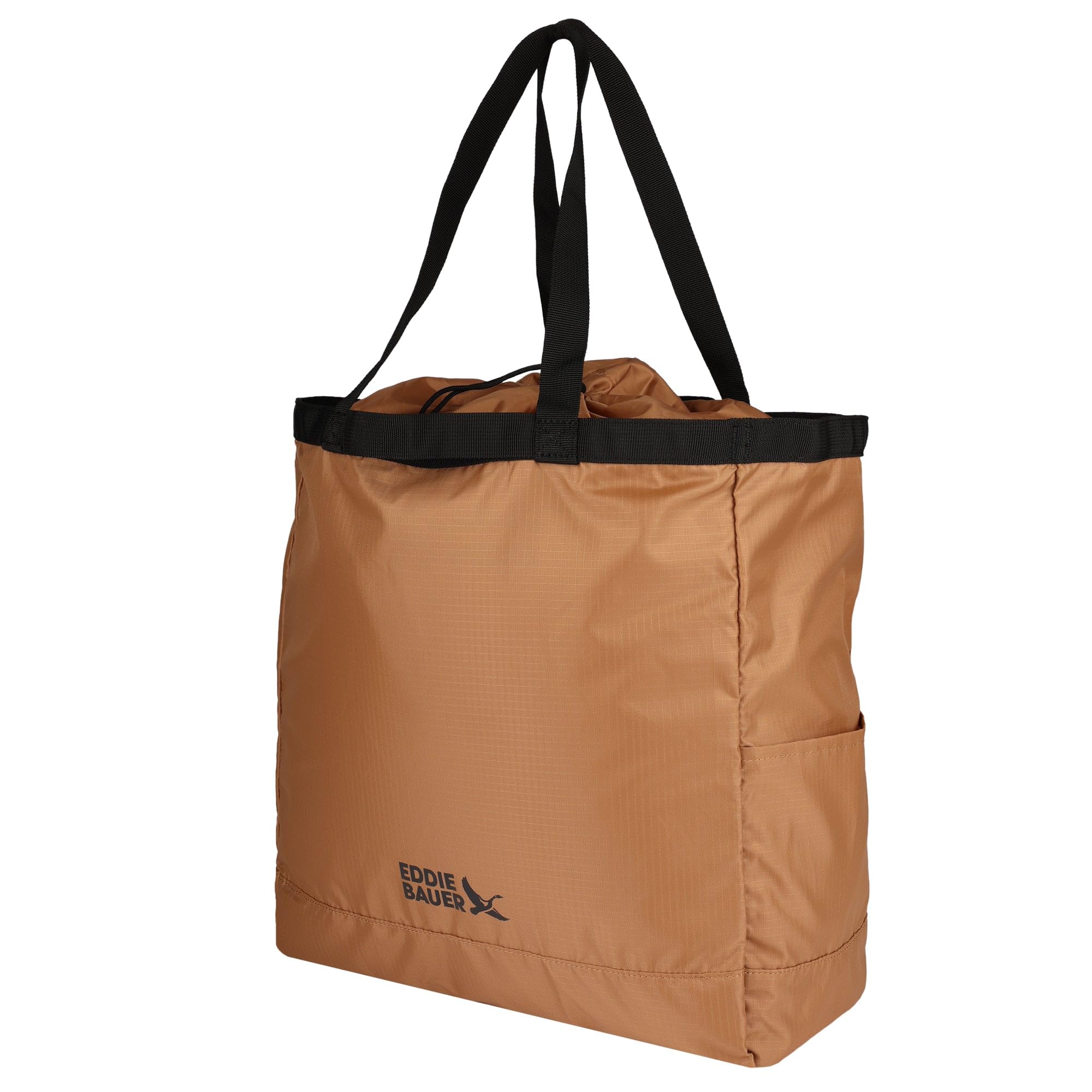 Eddie Bauer Stowaway Packable Tote Bag | Lightweight | Compact | Cinch Closure | Ripstop Nylon | 25l Capacity