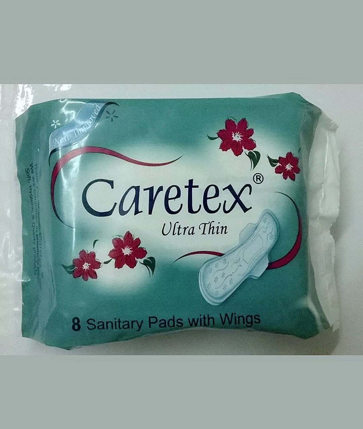 Caretex Ultra Thin Sanitary Pads with Wings 280mm (Pack of 15) (B09L8N5JNV) Amazon Price History, Amazon Price Tracker
