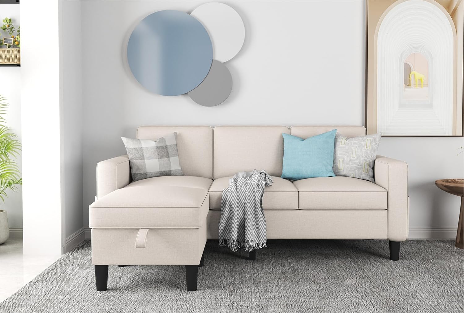 Sunrise Coast Sofa Convertible LShaped Couches with