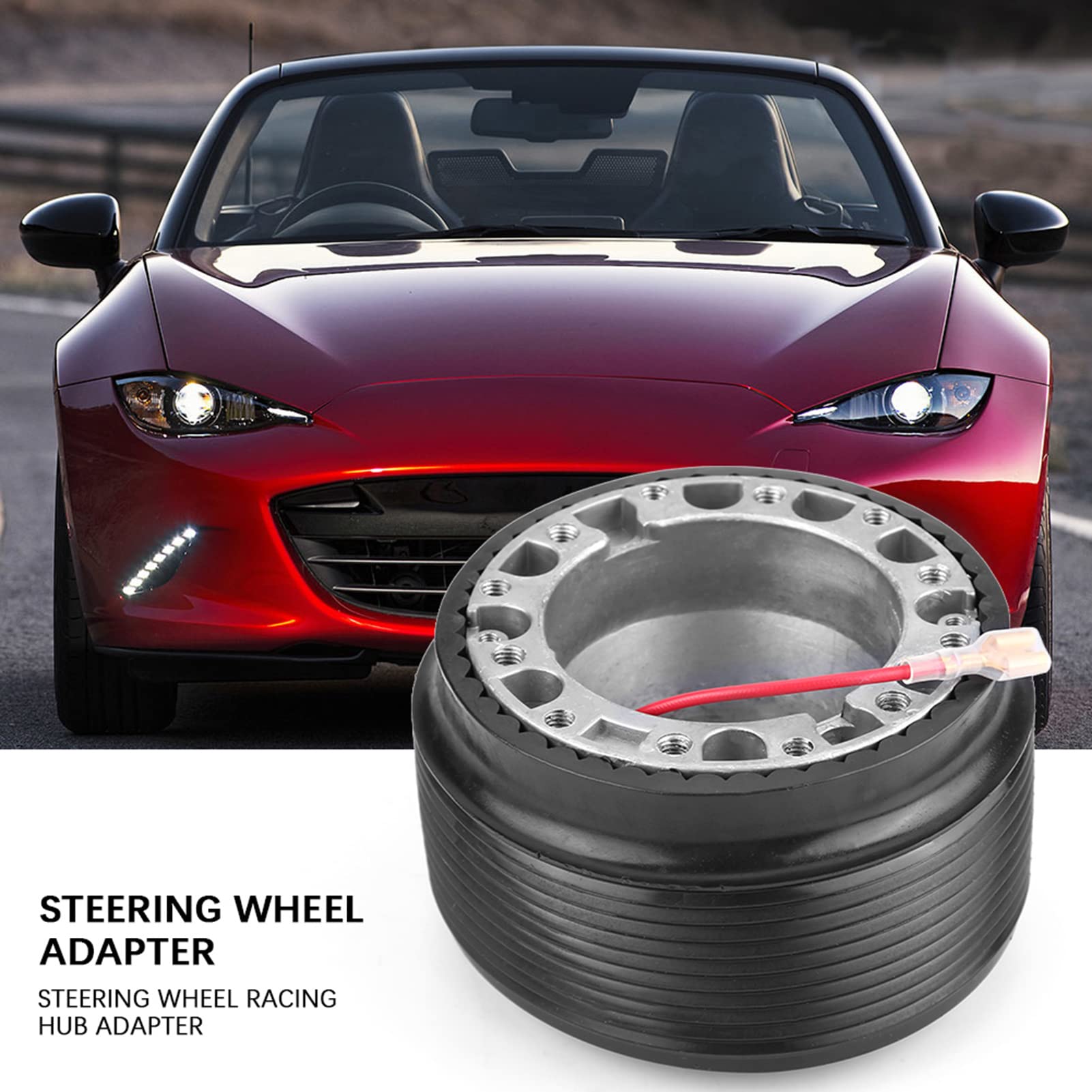 アルミ 6 穴 ステアリングホイール レーシング ハブ アダプター 323 ミアータ MX3 MX5 MX6 に適合 アルミとプラス ハンドル取付用 6穴 → 3穴 用 変換 アダプタ トラック : アートフレンド ヤフー店 - 通販 - Yahoo!ショッピング