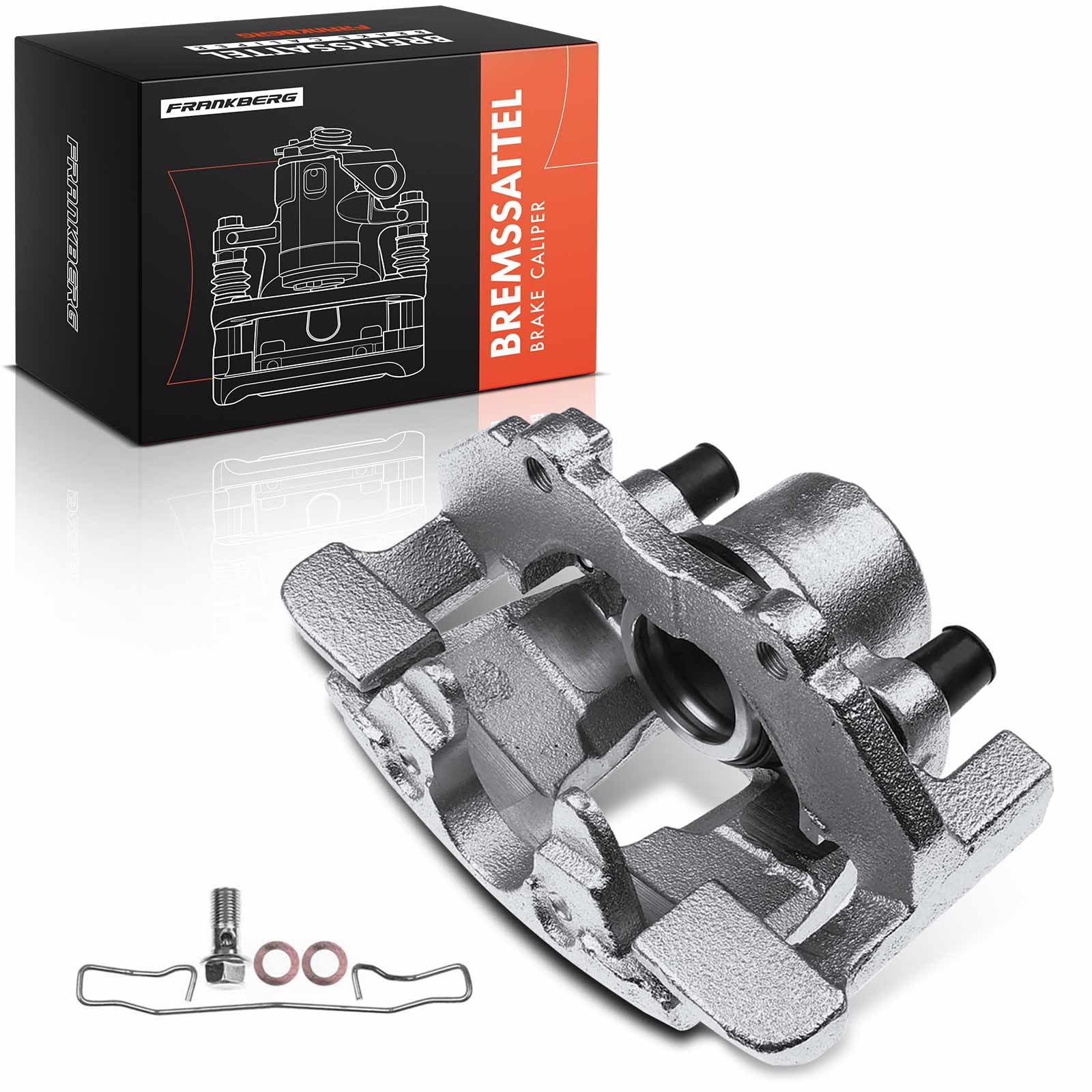 Frankberg Pinza freno anteriore sinistra con staffa AV612B302AA | Distanza tra i fori di montaggio: 90 mm; Compatibile con: C-Max II DXA/CB7 DXA/CEU, V40 Cross Country 526