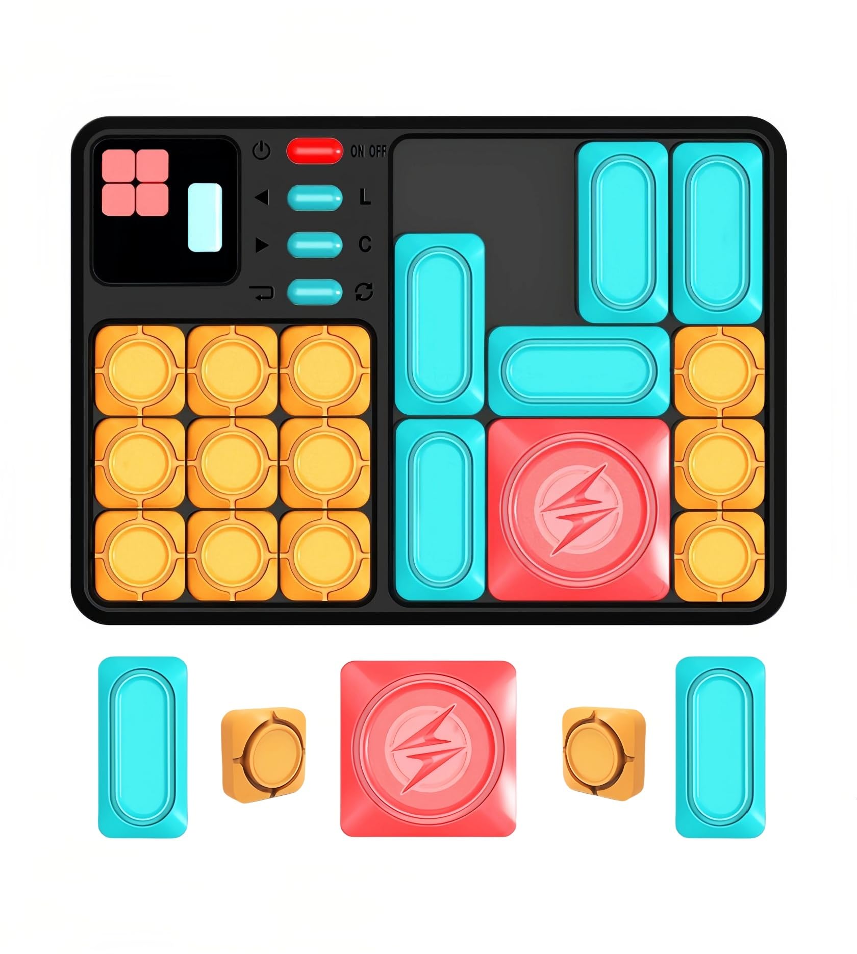 CZT Juego de súper Laberinto Rompecabezas de Bloques Consola de Juego Portátil de Mano Puzles de laberintos Juego de Escape de Rompecabezas Juguetes electronicos Regalos para niños/Adultos/Ancianos